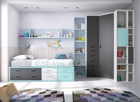 Mueble compacto y armario